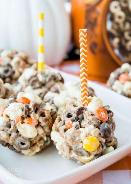 Cheerios Caramel Popcorn Balls