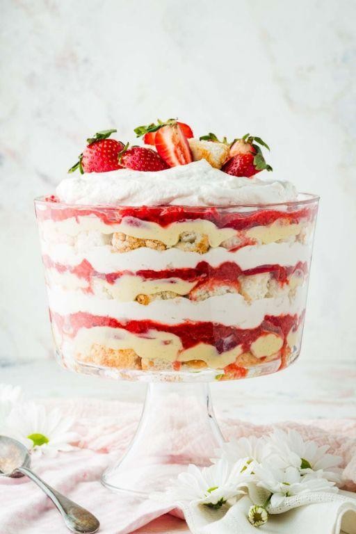 Cheerios Strawberry Shortcake Trifle