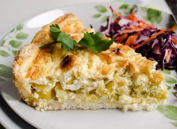 Cheese and Leek Tart