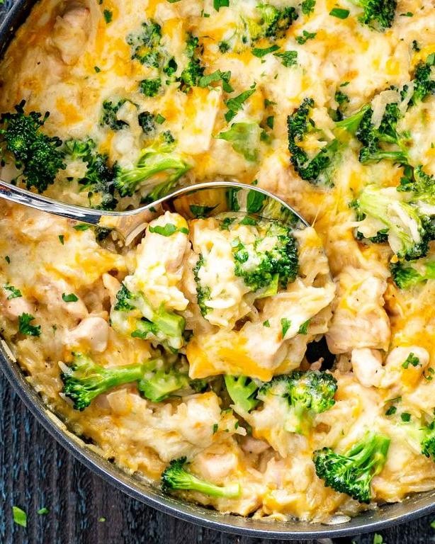 Cheesy Chicken Broccoli Casserole