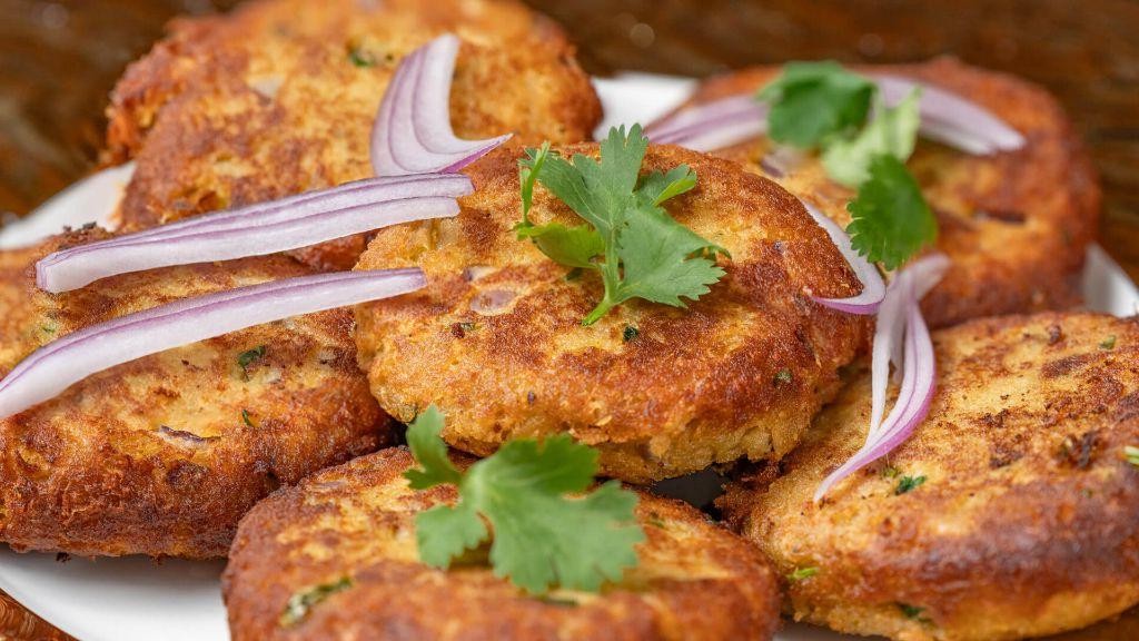 Cheesy Chicken Shami Kabab