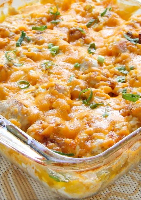 Cheesy Chicken and Potato Casserole