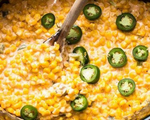Cheesy Jalapeno Crockpot Corn on the Cob