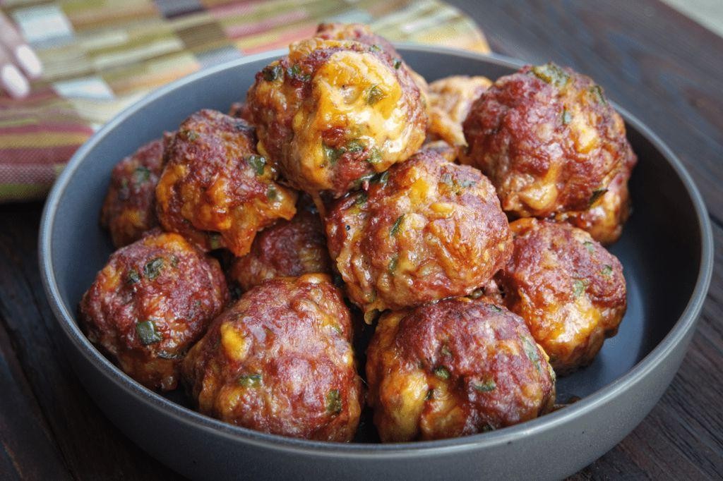 Cheesy Jalapeno Crockpot Meatballs