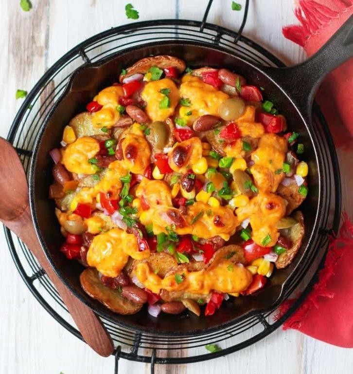 Cheesy Potato Nachos