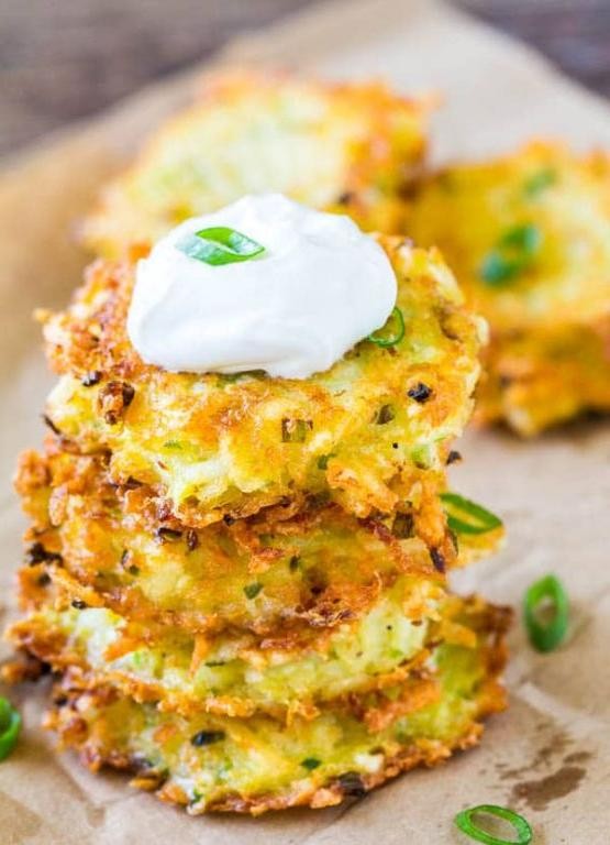 Cheesy Potato Pancakes
