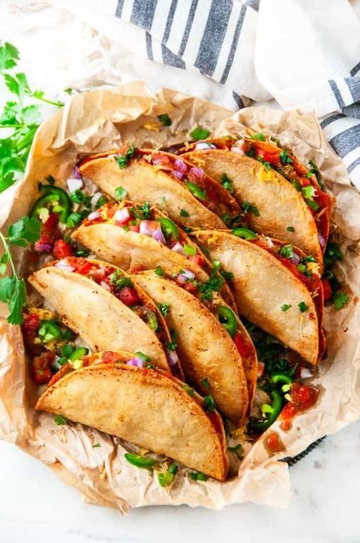Cheesy Potato Tacos