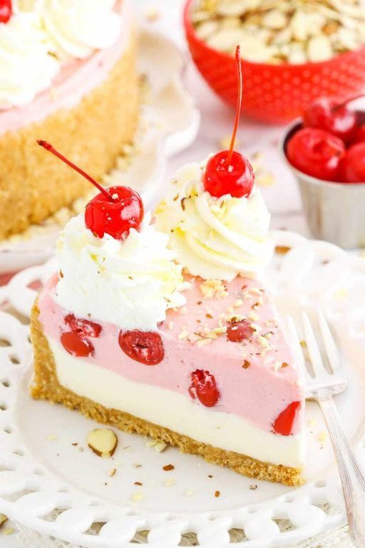Cherry Almond Cheesecake Pudding