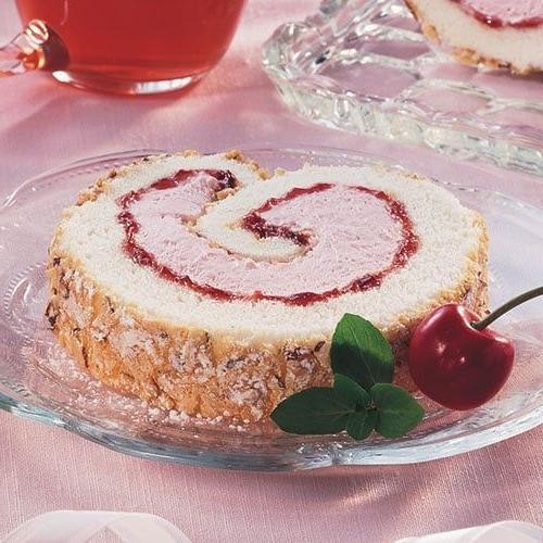 Cherry Almond Jelly Roll