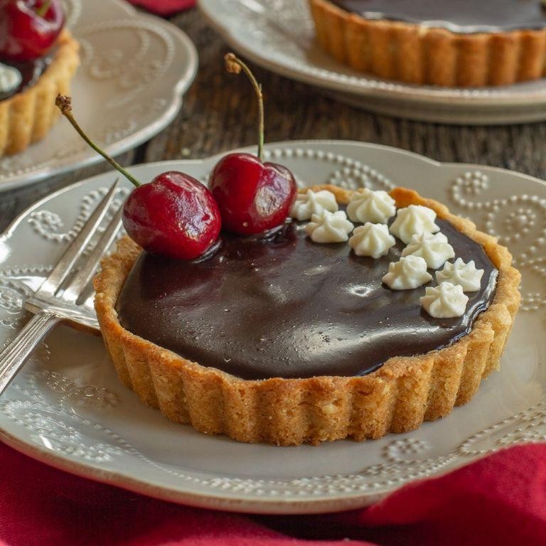 Cherry Chocolate Tartlets