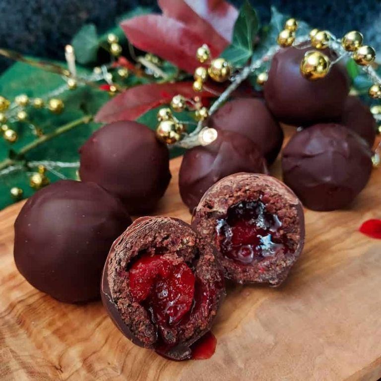 Cherry Chocolate Truffles