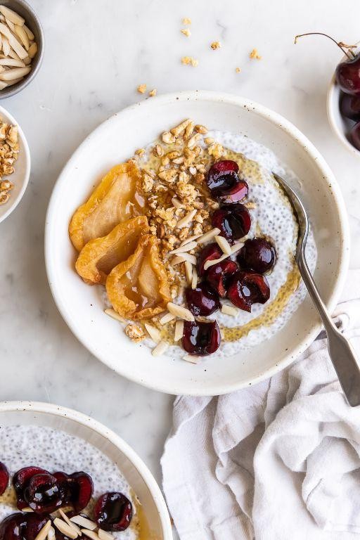 Cherry Vanilla Chia Bowl