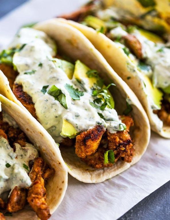 Chicken Avocado Tacos