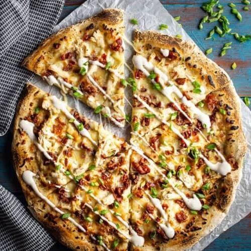 Chicken Bacon Ranch Pizza