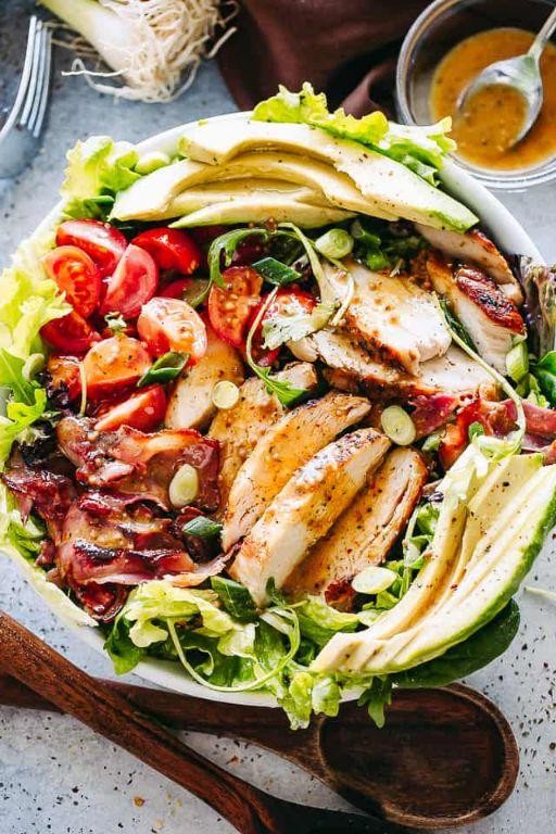 Chicken Bacon and Avocado Salad