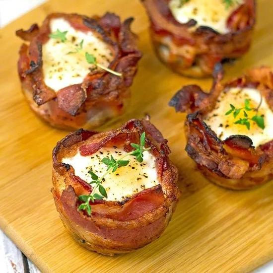 Chicken Bacon and Egg Breakfast Muffins