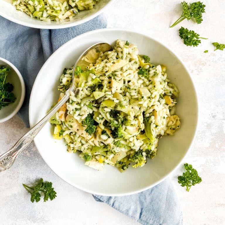 Chicken Basil Risotto