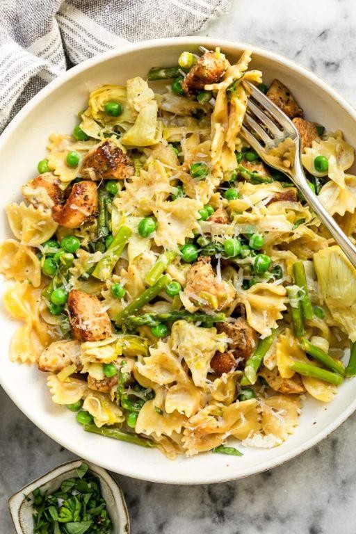 Chicken Breast Pasta Primavera