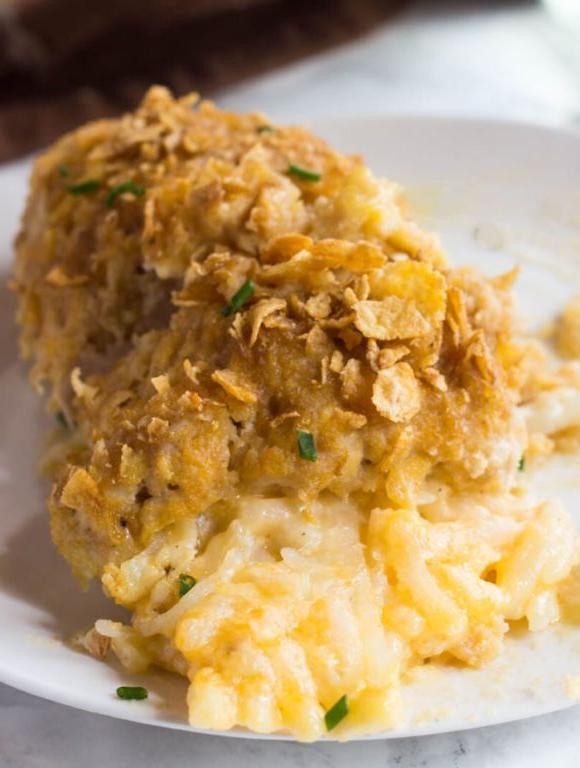 Chicken Breast Stuffed with Potatoes and Cheese