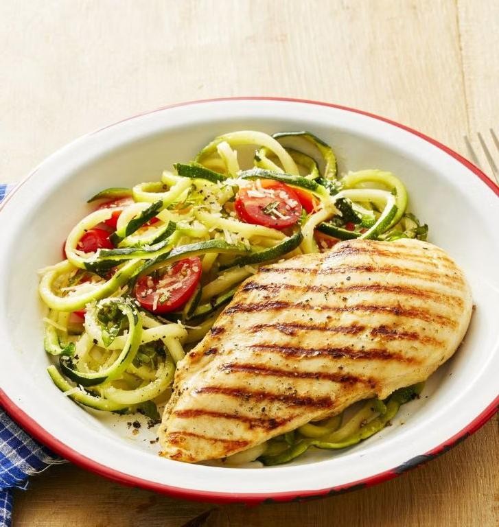 Chicken Breast and Zucchini Noodles