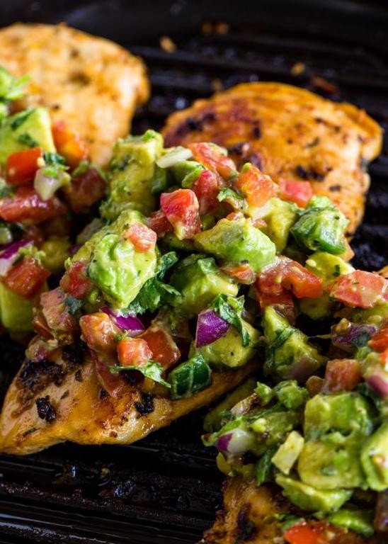 Chicken Breast with Avocado Salsa