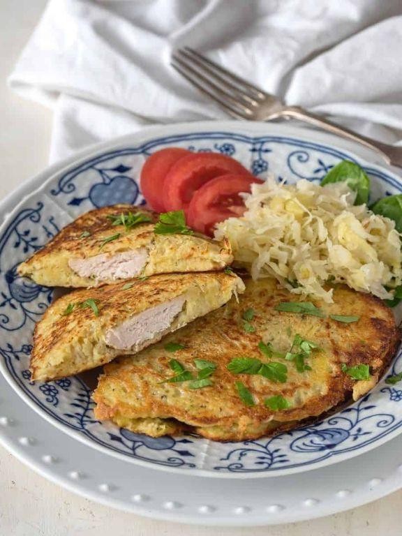 Chicken Breast with Potato Pancakes