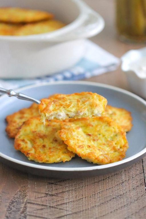 Chicken Breast with Potato and Onion Pancakes