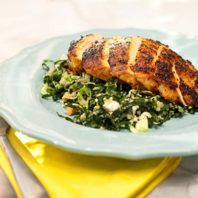 Chicken Breast with Quinoa and Kale