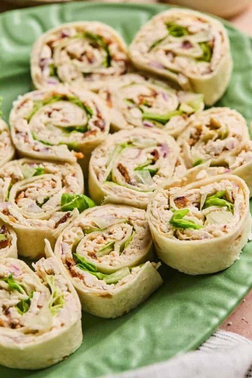 Chicken Caesar Pinwheels