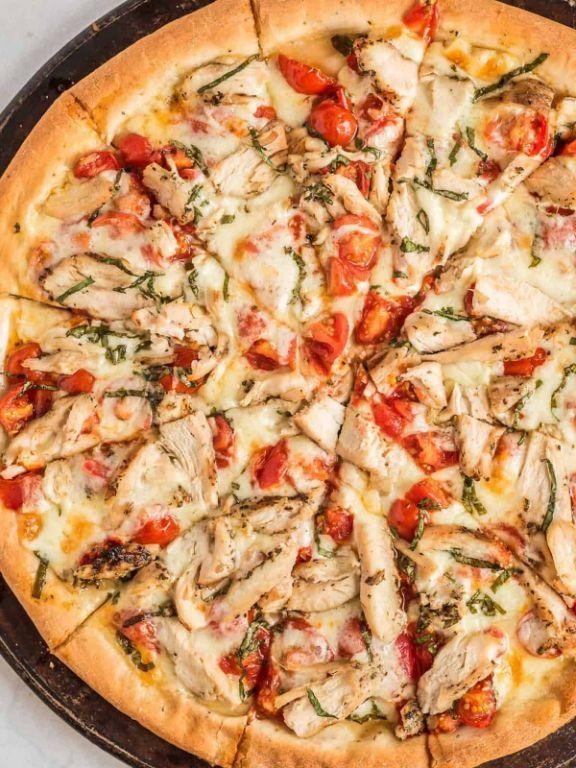 Chicken Margherita Pizza