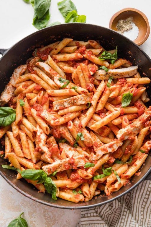 Chicken Marinara Pasta Bake