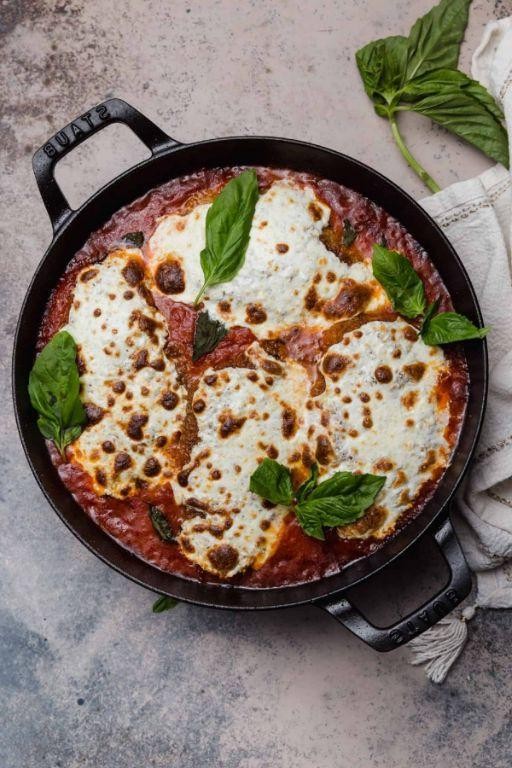 Chicken Parmesan with Mozzarella
