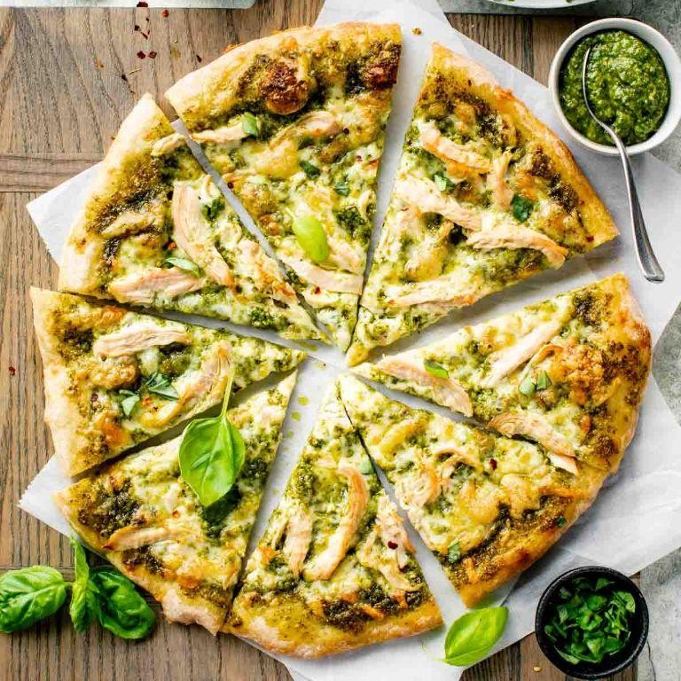 Chicken Pesto Pizza