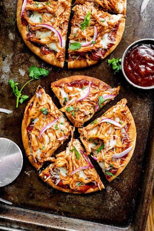 Chicken Pita Pizza