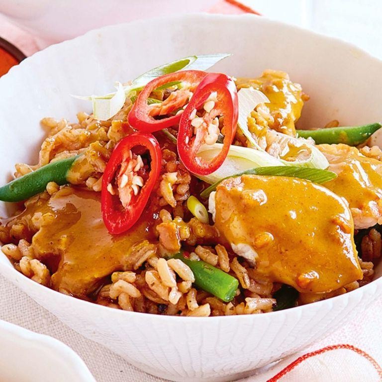 Chicken Satay Fried Rice