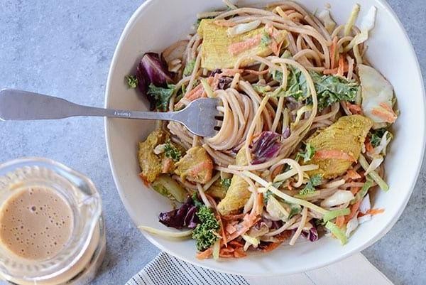 Chicken Satay Pasta Salad