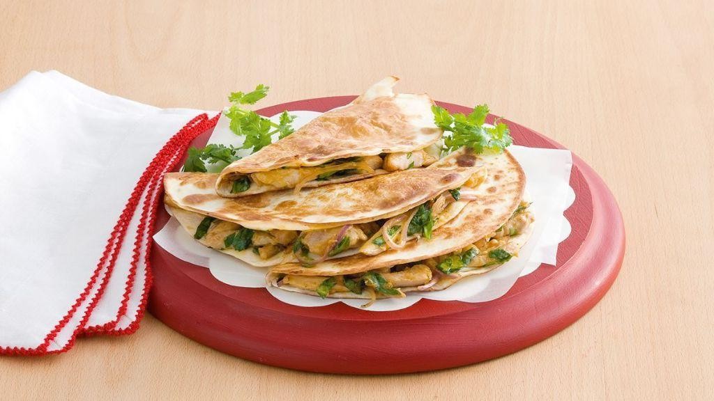 Chicken Satay Quesadillas