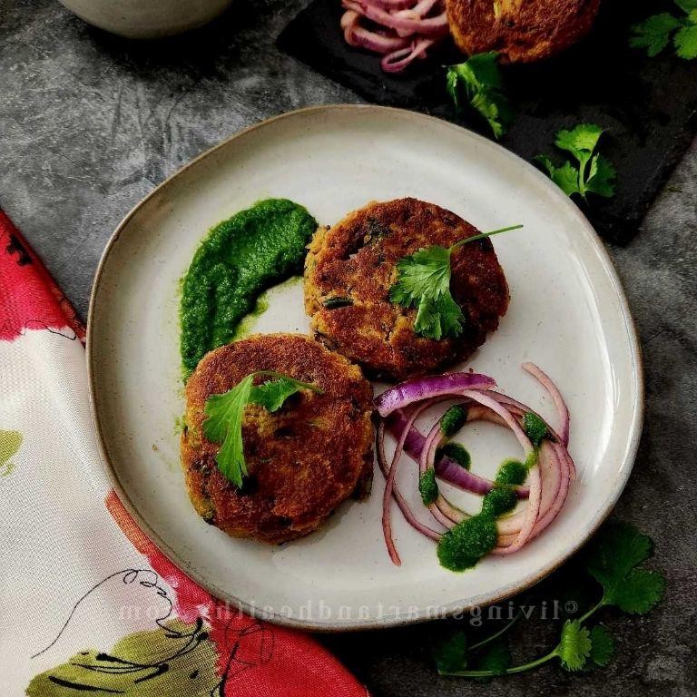 Chicken Shami Kabab Salad