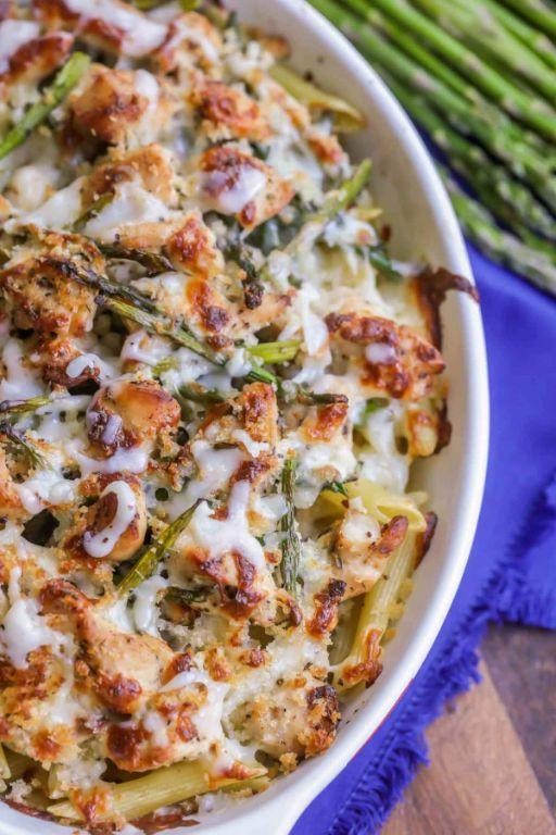Chicken and Asparagus Pasta Bake