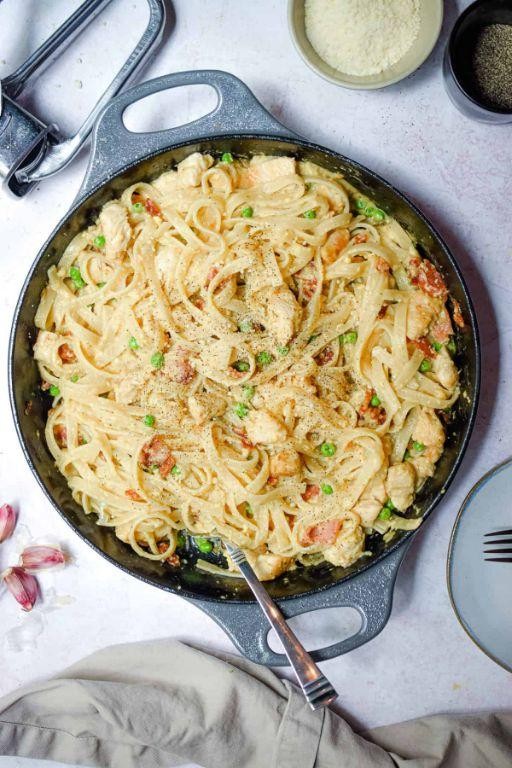 Chicken and Bacon Carbonara