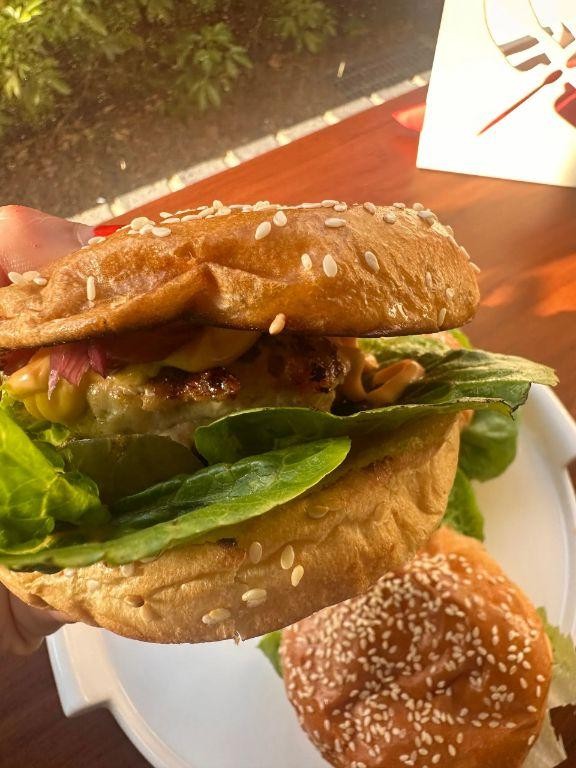 Chicken and Cottage Cheese Burgers