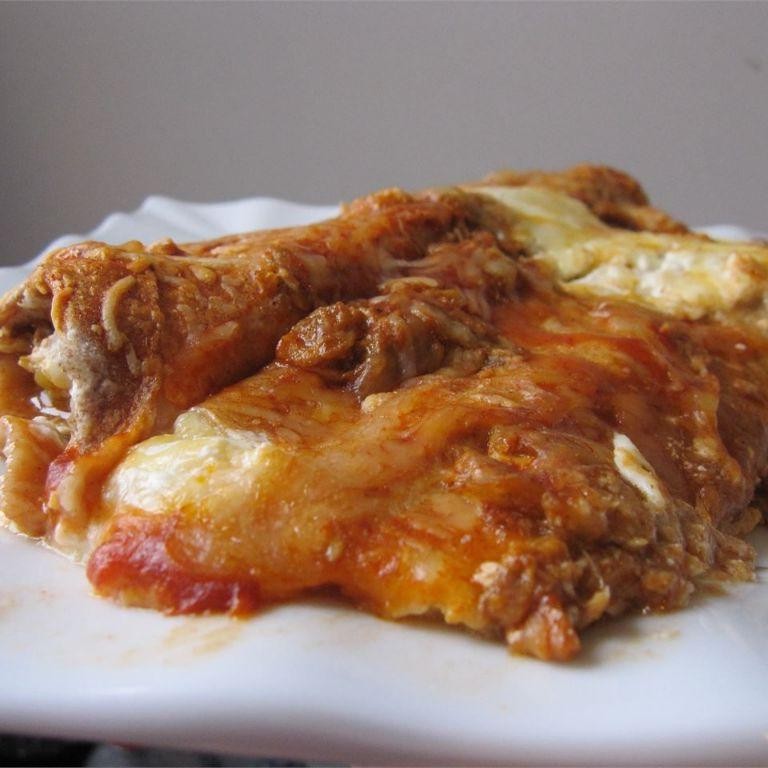 Chicken and Cottage Cheese Enchiladas