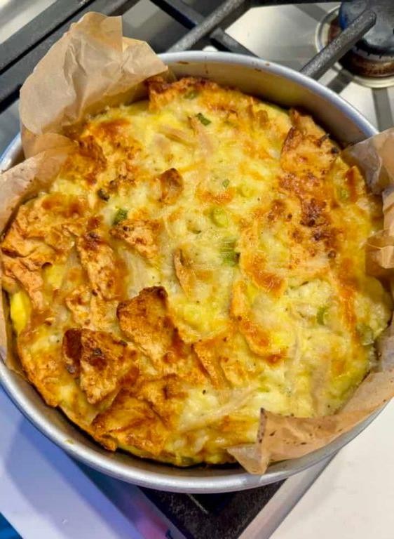Chicken and Cottage Cheese Pie