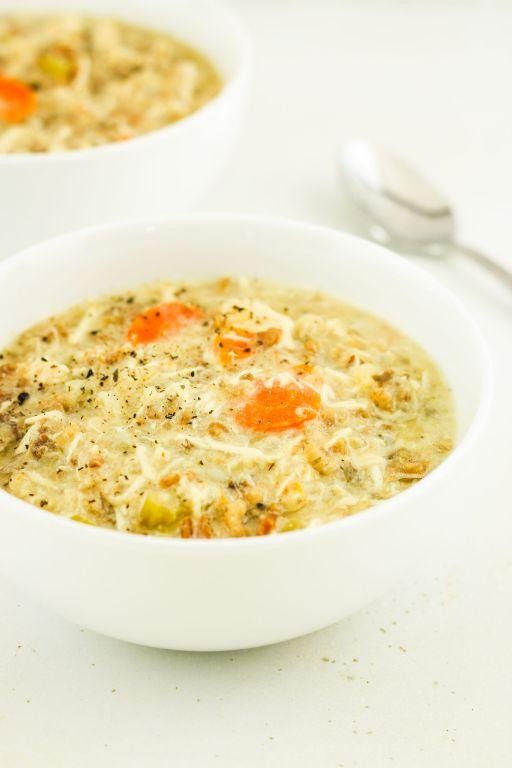 Chicken and Cottage Cheese Soup