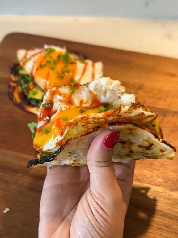 Chicken and Cottage Cheese Tacos