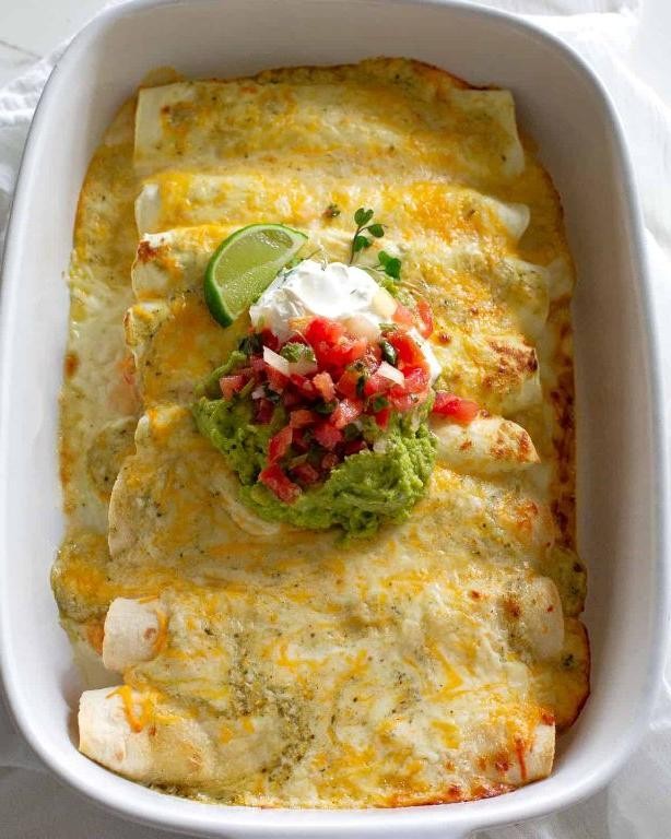 Chicken and Cream Cheese Enchiladas