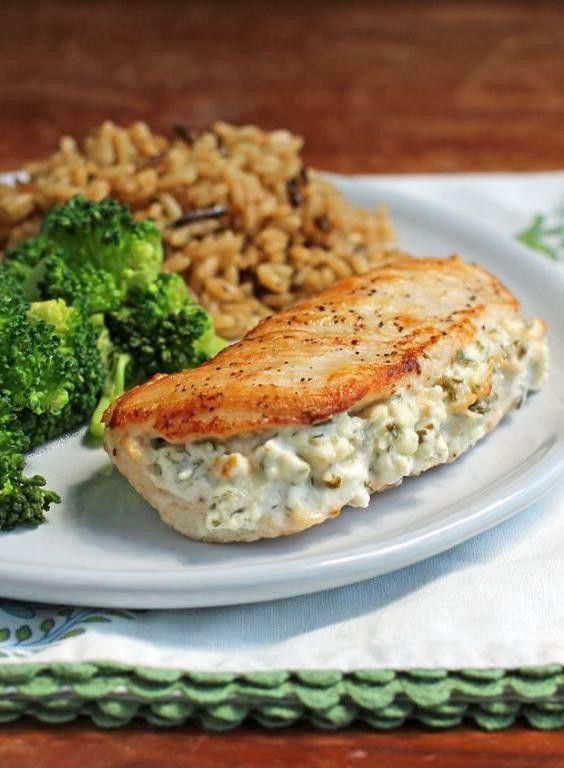 Chicken and Cream Cheese Stuffed Chicken Breast