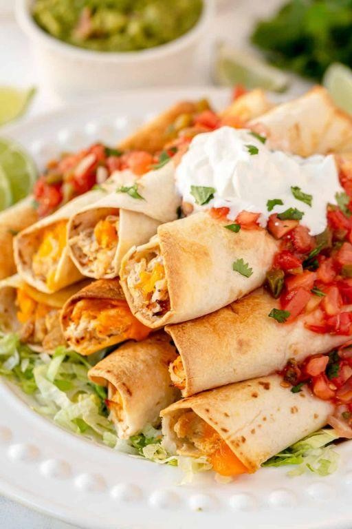 Chicken and Cream Cheese Taquitos