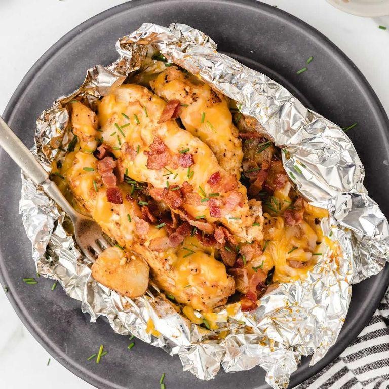 Chicken and Dumplings Foil Pack