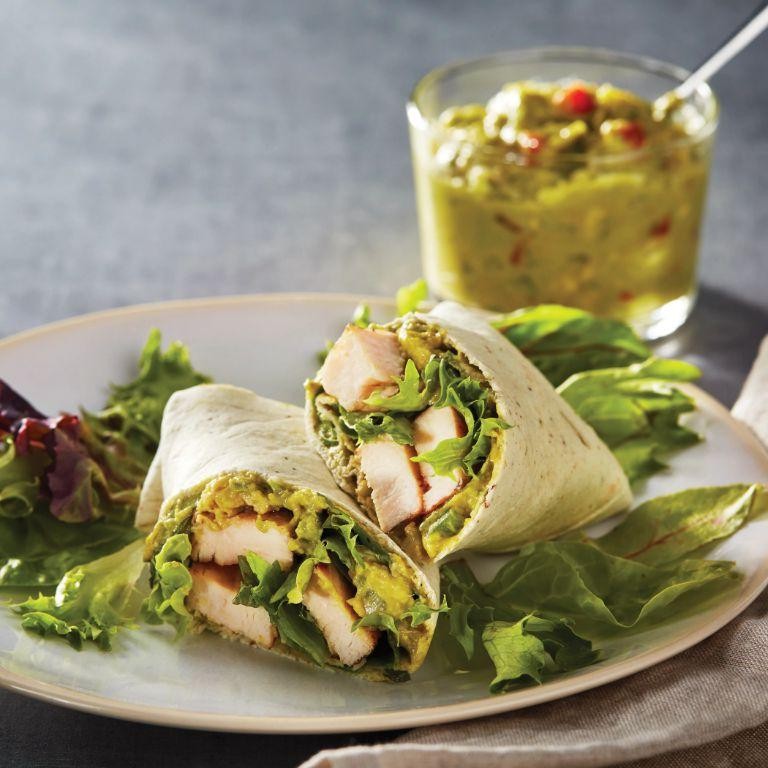 Chicken and Guacamole Wrap
